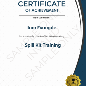 Spill Kit Training